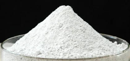 Zirconium silicate powder, the white opacifier used in ceramic tile and sanitaryware glazes